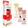 Aceite para Masaje 60 ml Termico y Comestible con Ingredientes Grado Alimenticio (Fresa  3 Lubricantes)                                               