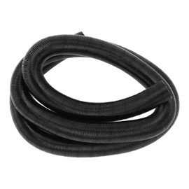 VekAuto 1 Pc Car Heater Duct Pipe 25mm ID 250cm Max l Warm Air Ducting Hose Car Truck RV Bus Van Boat Aluminum Foil Black