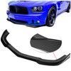 HECASA 3Pcs Front Bumper Lip Compatible with 2011-2014 Dodge Charger