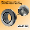 Manual Transmission Clutch Release Bearing 614018, Silver