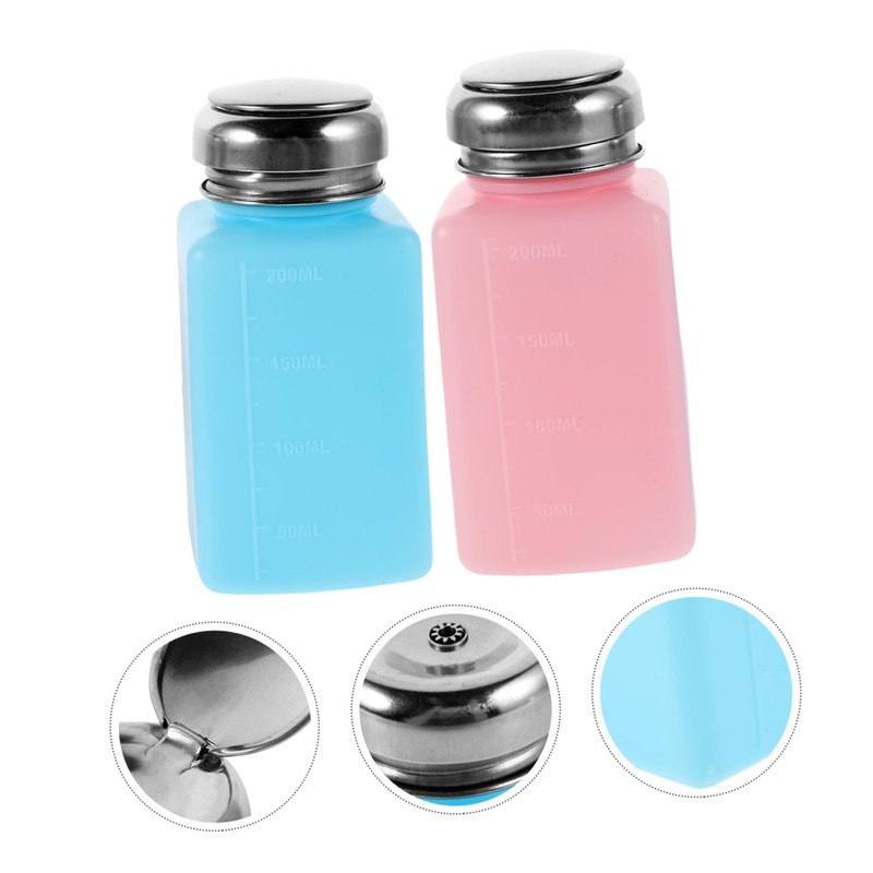 IWOWHERO Pressdown Solvent Dispenser Pump Refillable Alcohol Dispenser for Industrial