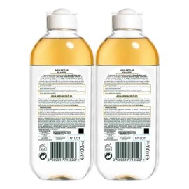 Pack X2 Agua Micelar En Aceite 400mL Garnier Skin Active