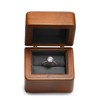 Oirlv Wooden Ring Box Vintage Ring Box for Engagement Anniversary