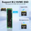 SEINIKAY M.2 NVME SSD to 12+16 Pin AHCI Adapter, M-Key
