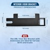 Ultra Bright Lightz Interior Visor Bracket with Extension for Full