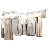BOQORAD Wall Mounted Drying Rack,Clothes Drying Rack,Laundry Drying Rack,Collapsible Drying