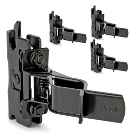 FUNY 4 Pack E-Track Tool Holders, E Track Accessories Large Opening for Enclosed Trailer to Keep Shovels, Rakes, Broom E Track Tool Holder Hanger for Trailer Accessories Small Size