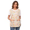 Nanxson Women Cobbler Apron with 2 Patch Pockets Cotton printed