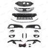 Unbranded 14PC For CIVIC Sedan 2013-2015 Bumper Grille Mesh Fog
