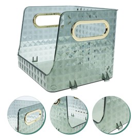 Zerodeko Handheld Sundry Storage Box Multi-Purpose Snack Organizer for Kitchen Desk Small Items Holder Compact Design Handle for Bedroom Office Organization Small