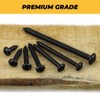 100-pack #8 x 1-1/4" Black Pan Head Self Tapping Screws