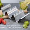 Taco Holder Stand, 6 Packs Stainless Steel Taco Rack Truck