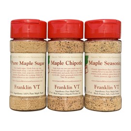 Vermont Maple Sampler (Maple Rub, Maple Chipotle, Maple Sugar)