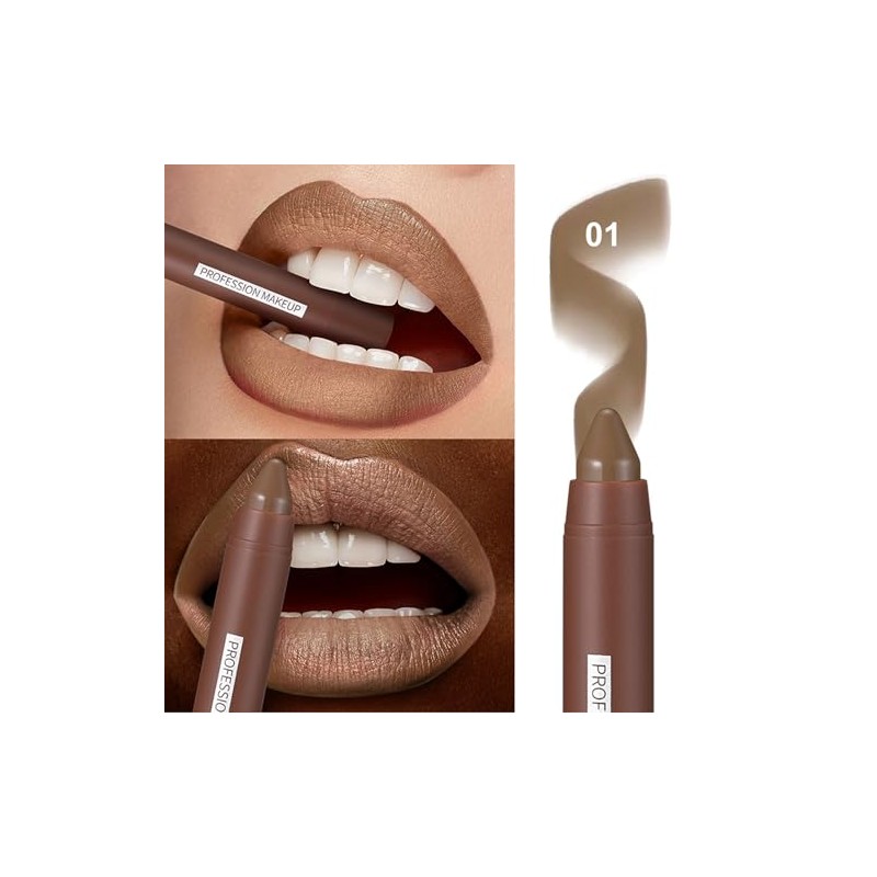 Erinde Lápiz de Labios Mate Velvet, Lápiz Labial Cremoso de
