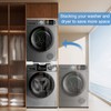 HHXRISE Washer Dryer Stacking Kit, Universal Stacking Kit for Washer
