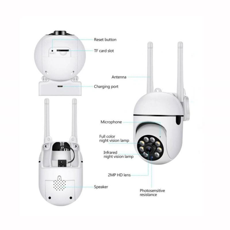 2Pcs Yi Lot HD 1080P Wireless Wifi 5G Home Security