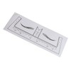 100PCS Eyebrow Ruler Stencils Clear Scale Transparent Adhesive Eyebrow Designer