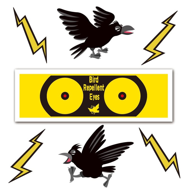 BigEye ZEROA Original Crow Repelling Goods, Magnet, Magnetic Sheet,