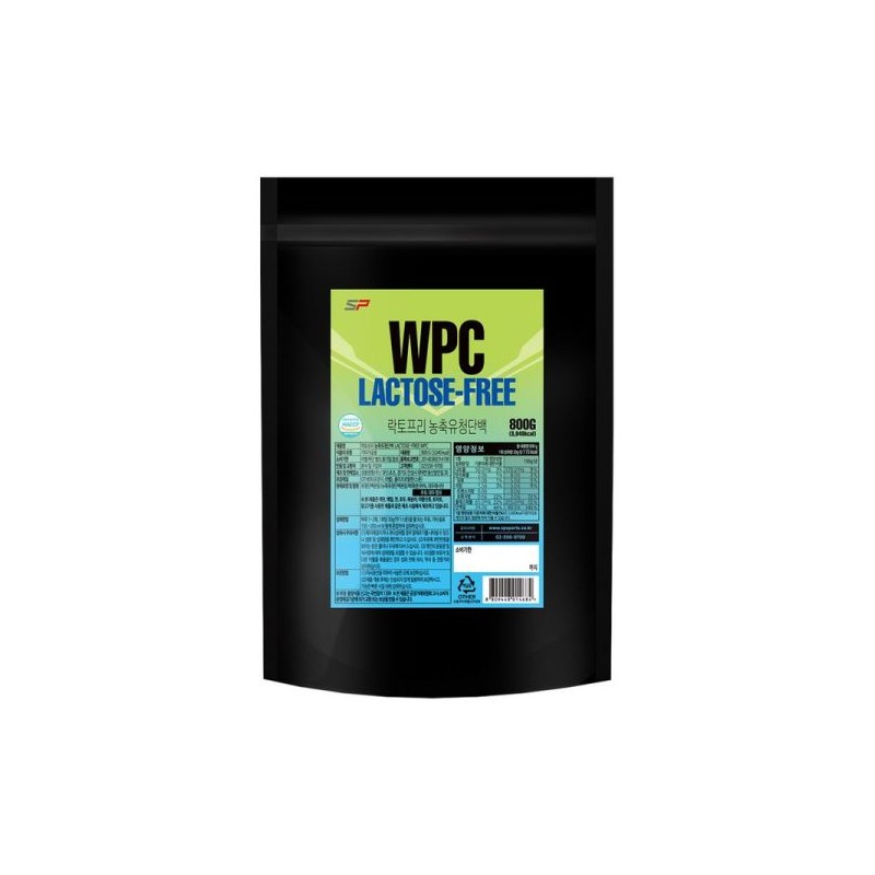 SP스포츠 WPC 락토프리 농축유청단백 800g SP Sports WPC Lactose-Free Whey