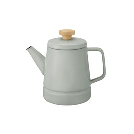 BRUNO BHK282-BGR Enameled Kettle, 3.6 gal (1.6 L) Compatible with Ih Fire, Compatible with Direct Fire, Gas Fire, Fuji Enamel, Enamel, Enamel, Outdoor, Blue Green