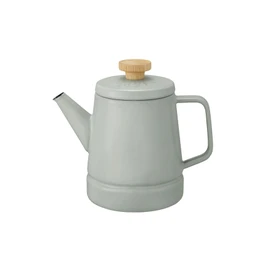BRUNO BHK282-BGR Enameled Kettle, 3.6 gal (1.6 L) Compatible with Ih Fire, Compatible with Direct Fire, Gas Fire, Fuji Enamel, Enamel, Enamel, Outdoor, Blue Green