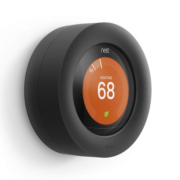elago Lock Designed for Nest Learning Thermostat [Black] - Compatible with Google Nest Learning Thermostat 1/2/ 3 Generation & E, Home or Public Protection, Secure Lock [US Patent Registered]