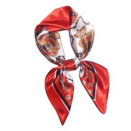 Generic 35"" Silk Head Scarf Bandana for Women Satin Hair Scarves for Sleeping Pirate Headscarf Hair Sleep Wrap, Rope 05