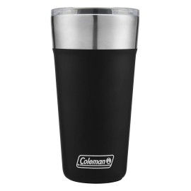 Coleman Brew Insulated Stainless Steel Tumbler, Black, 20 oz.