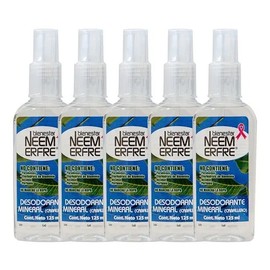 Paq Mixto Desodorante Mineral Para 3 Caballero + 2 Dama