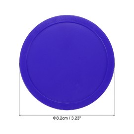 PATIKIL Air Hockey Pucks 3.2 Inch, 4Pcs Air Hockey Heavy Replacement Pucks for Game Tables Equipment Accessories, Dark Blue