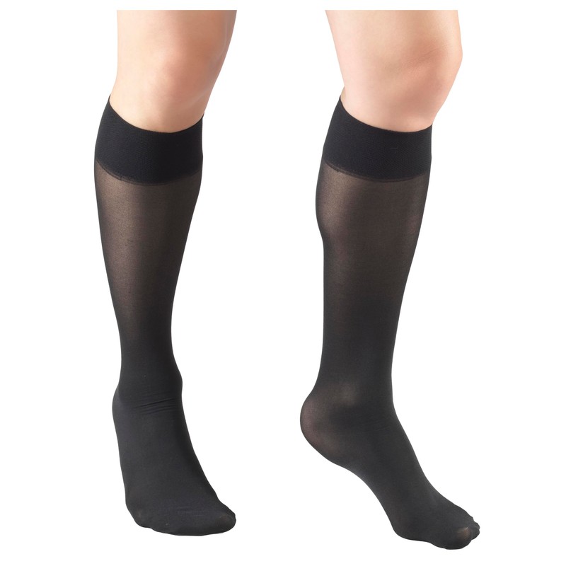 Truform Truform Sheer Compression Stockings, 8-15 mmHg, Women's Knee High