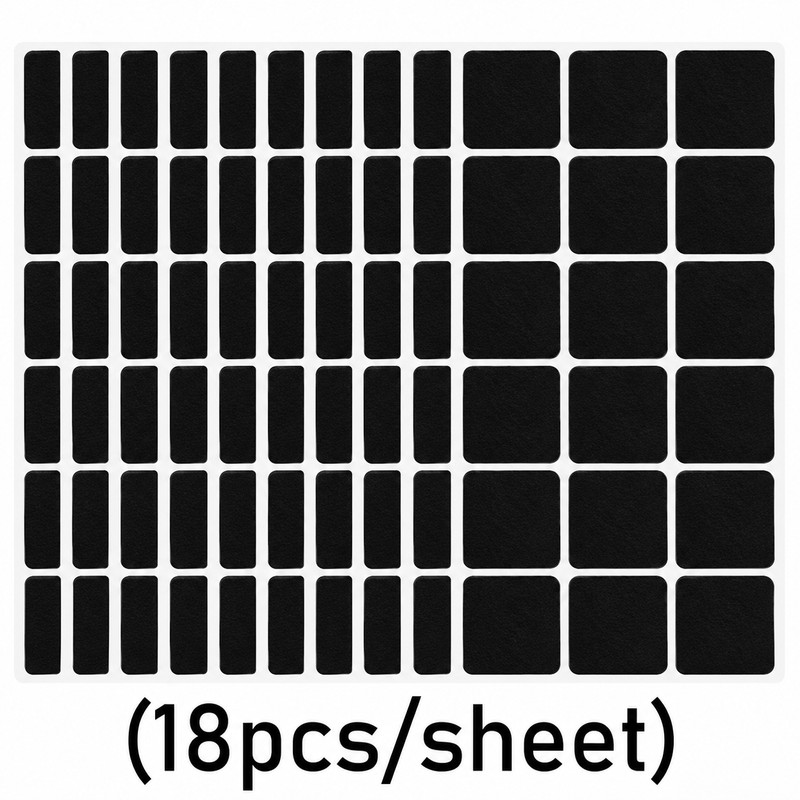360-Piece Self-Adhesive Felt Furniture Pads for Floor Protection – Round