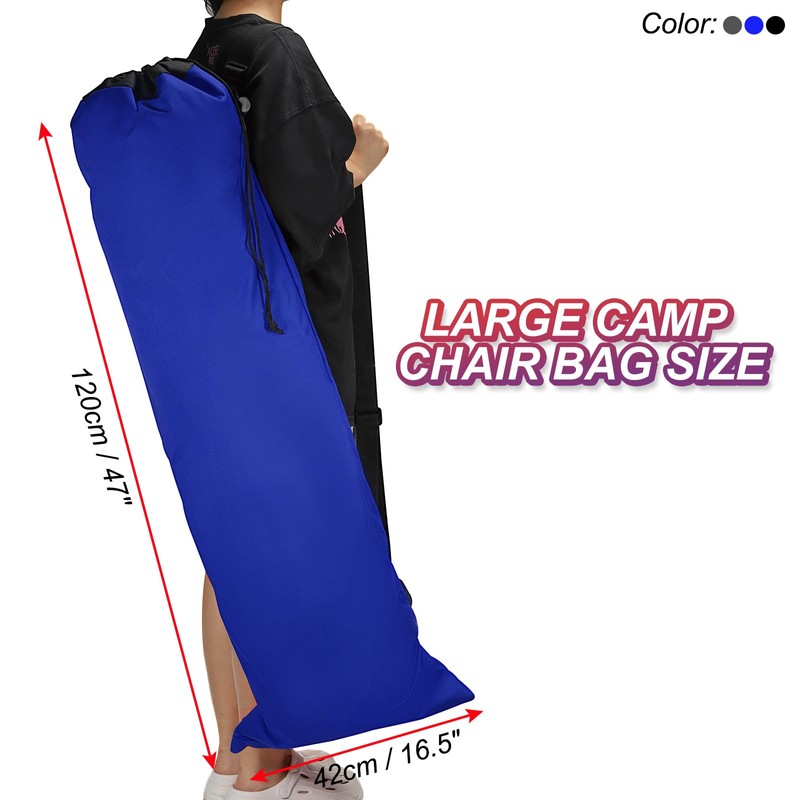 PATIKIL 47 Inch Camp Chair Replacement Bag, Foldable Camping Chair