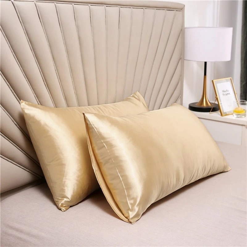 Silk Pillowcase – 100% Silk Pillow Cover, Hair Beauty Silk