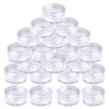 50 Pcs Empty Plastic Cosmetic Jars, 5ml Sample Containers Pots