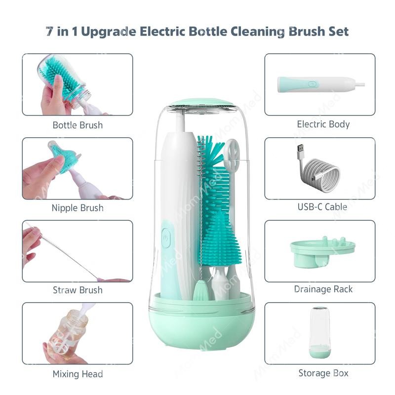 MomMed Electric Brush Set, Fit for tommee tippee, dr brown