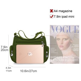 Gladdon Crossbody Bags for Women Casual Handbags & Shoulder Bags Nylon Tote Bag Lightweight Waterproof Messenger Bag Anti Theft Bag