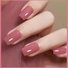 KAHSOSE Mauve Pink Nail Polish Air Dry, 15ML Dusty Rose