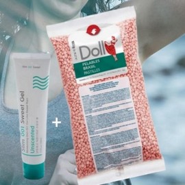 Waxing Self-Hair Removal Large Capacity 1kg Arm Leg Armpit Moisturizing Gel Microwave, 1 Piece / 왁싱 셀프제모 대용량1kg 팔 다리 겨드랑이 수분젤 전자렌지, 1개