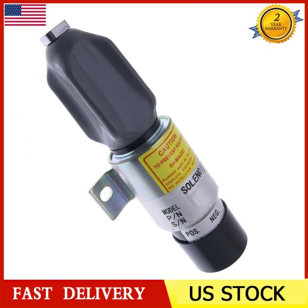 Unbranded Stop Solenoid For Woodward Shutdown Engine 1700-2505 1751-12E6U1B1 1700-2514