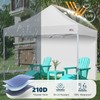 MASTERCANOPY 8x8ft Canopy SunWall Instant Canopy SideWall for Pop Up