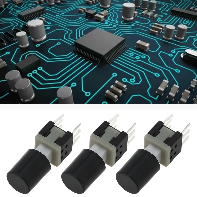Create idea 20pcs Micro Mini Latching Push Button Switch 5.8x5.8mm