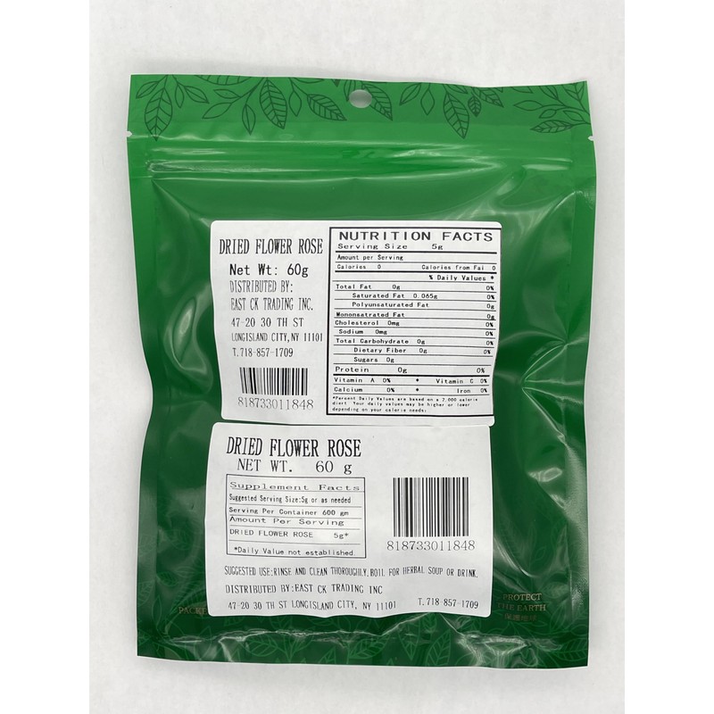 Greenlike Natural Dried Rosebud Flower Rose Bug tea 16oz Rose