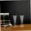 BUGUUYO 10pcs Transparent Double Jigger Cocktail Measuring Cup with Clear