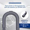 VIOKS Retaining Elbow Drain Hose 180 Degree Elbow PVC Holder