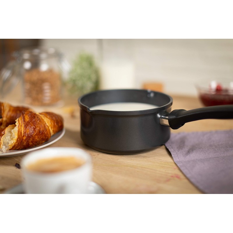 Kuhn Rikon"Easy Induction" Milk pan, 6.30", Black
