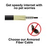 35M/114ft SC/APC Fiber Optic Internet Cable Extension, SC/APC to SC/APC