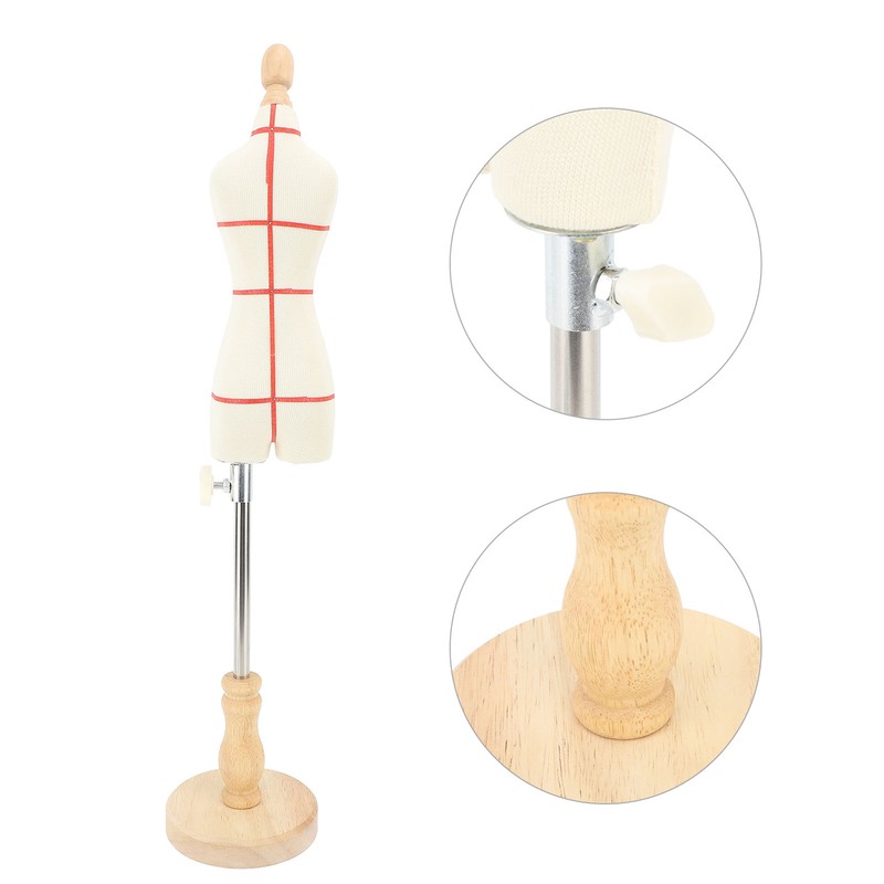 Female Mannequin Torso with Stand Adjustable Dress Form Dressmaker Sewing