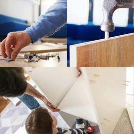 Pack of 300 Wooden Dowels for Wood for Crafts and Wooden Furniture (8 x 40 mm)