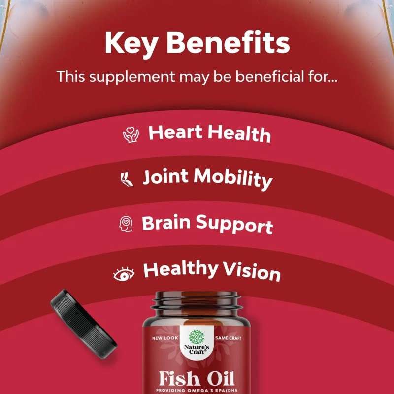 Natures Craft Omega 3 Fish Oil With Epa And Dha